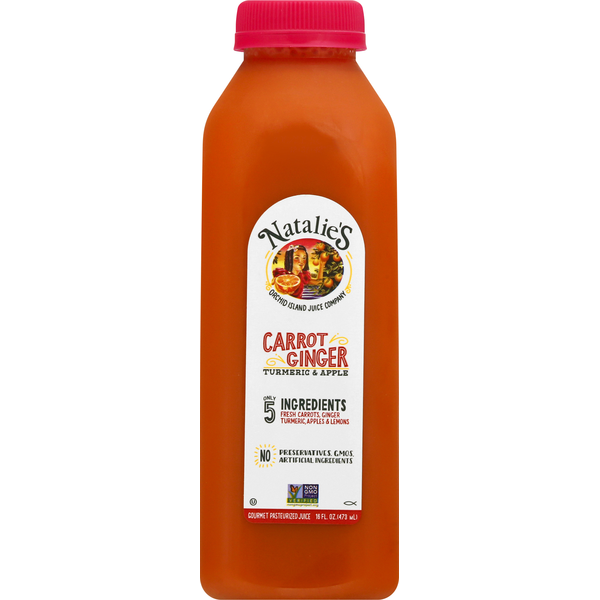 Refrigerated Beverages Natalie's Juice, Carrot Ginger Turmeric & Apple hero