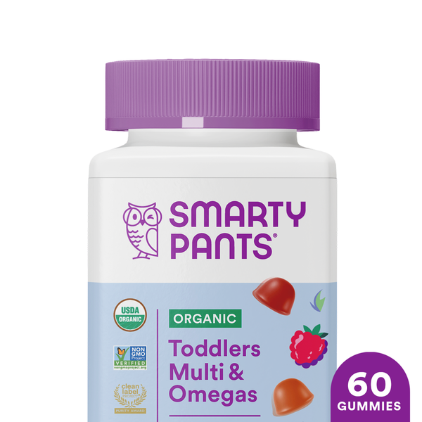 Dietary Supplements SmartyPants Organic Toddler Formula Multivitamin Gummies hero