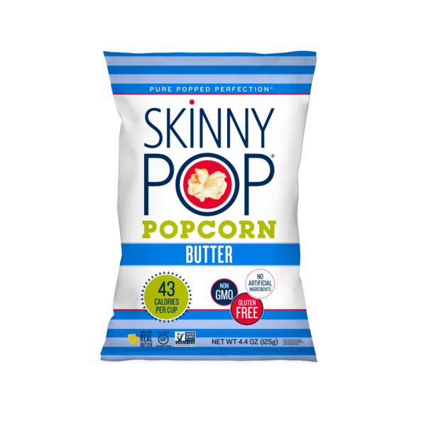 Popcorn & Jerky SkinnyPop Popcorn Real Butter hero