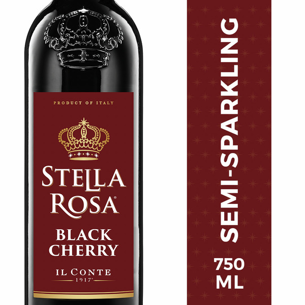 Wine Stella Rosa Black Cherry Semi-Sweet Italian Red Wine hero