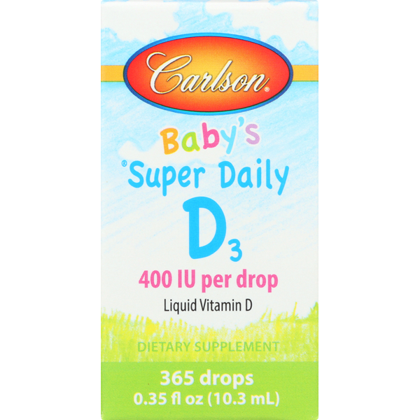 Vitamins & Supplements Carlson Baby's Super Daily D3 hero