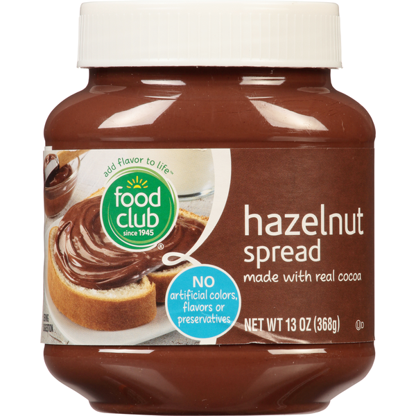 Spreads Food Club Spread, Hazelnut hero