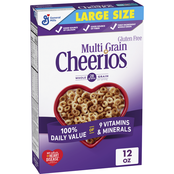 Cereal Multigrain Cheerios Gluten Free Cereal Large Size Cereal Box hero