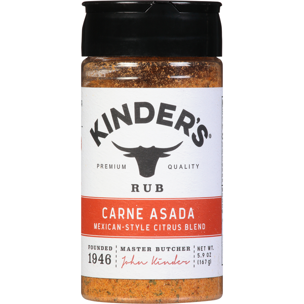 Prepared Meals Kinder's Rub, Carne Asada hero