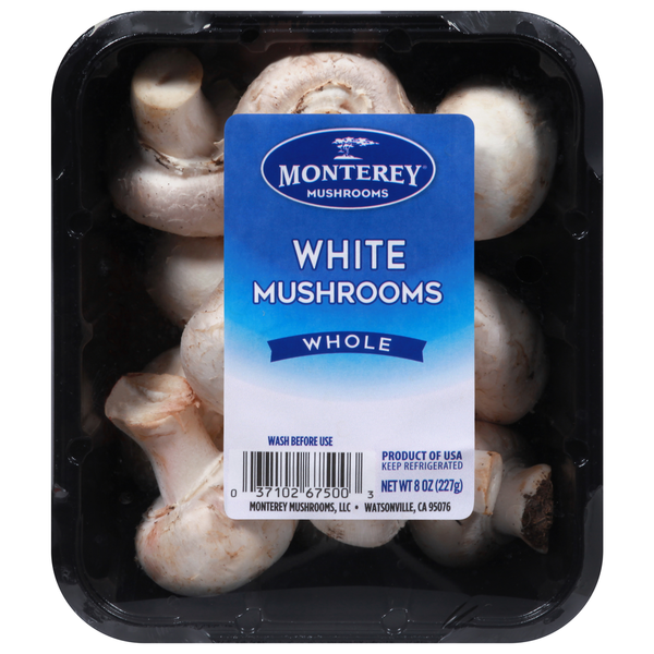 Fresh Vegetables Monterey Mushrooms Whole Mushrooms hero