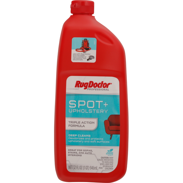 Cleaning Products Rug Doctor Spot + Upholstery, Triple Action Formula, Fresh Spring Scent hero