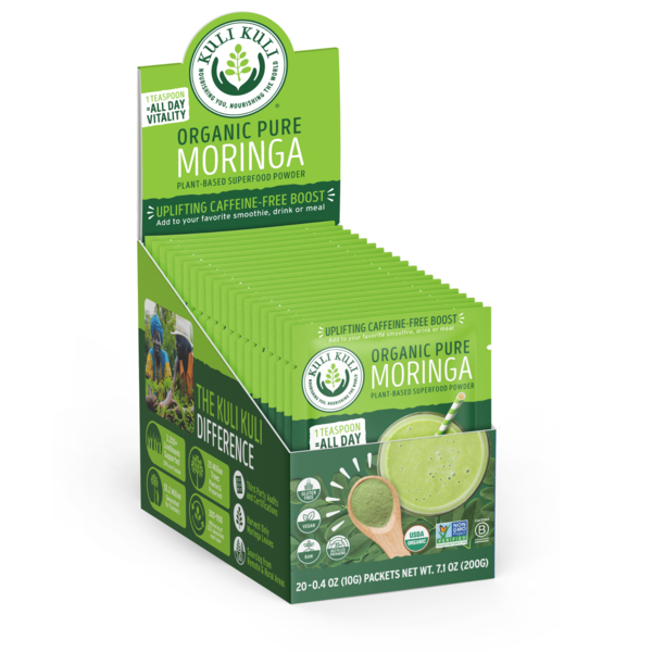 Vitamins & Supplements Kuli Kuli Organic Pure Moringa Powder Packets hero