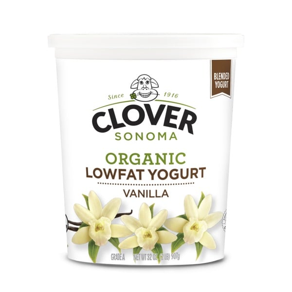 Yogurt Clover Sonoma Organic Lowfat Vanilla Yogurt hero