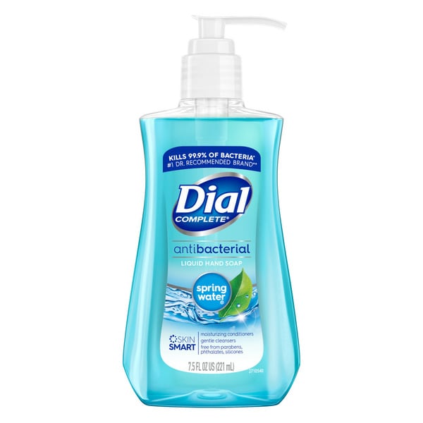 Body Lotions & Soap Dial Antibacterial Liquid Hand Soap, Spring Water hero