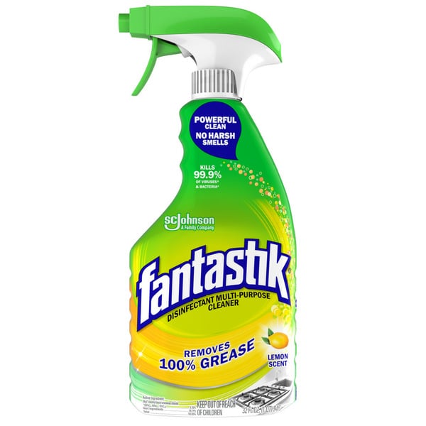 Cleaning Products SC Johnson fantastik All-Purpose Cleaner, Trigger Bottle, Lemon Scent hero