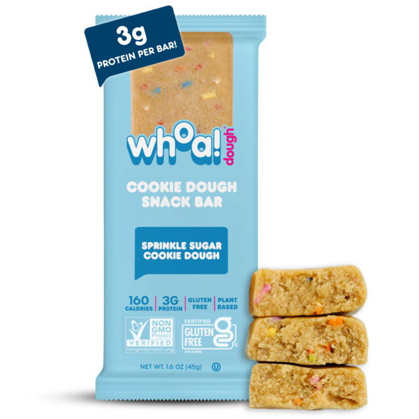 Energy & Granola Bars Whoa Dough Sprinkle Sugar Cookie Dough Snack Bars, Vegan, Gluten Free hero