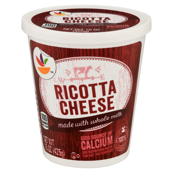 Packaged Cheese Store Brand Cheese, Ricotta hero