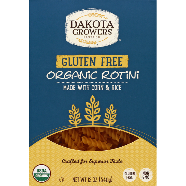 Dry Pasta Dakota Growers Rotini, Organic hero