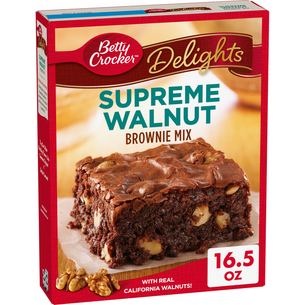 Betty Crocker Supreme Walnut Brownie Mix hero