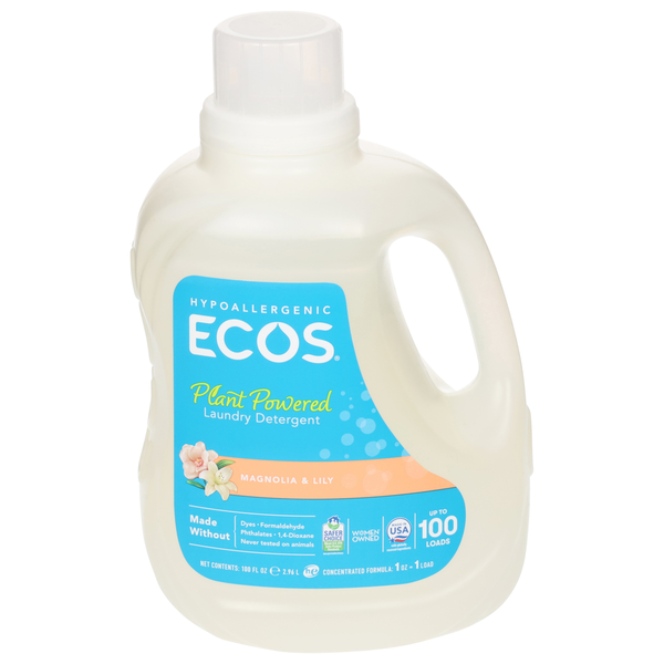 Laundry Ecos Laundry Detergent, Plant Powered, Magnolia & Lily hero