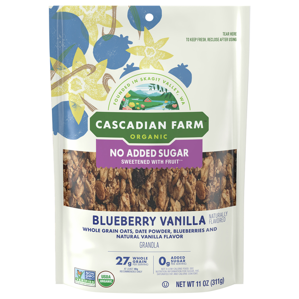 Cascadian Farm Granola, Organic, Blueberry Vanilla hero