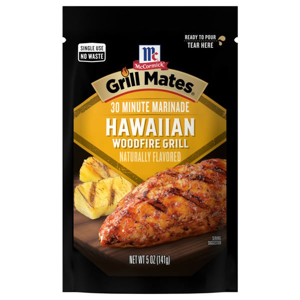 Marinades & Meat Preparation McCormick® Hawaiian Woodfire Grill 30 Minute Marinade hero