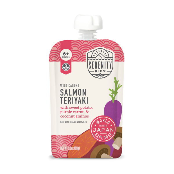 Serenity Kids Salmon Teriyaki with Organic Vegetables & Coconut Aminos hero