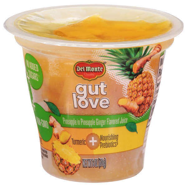 Juice & Nectars Del Monte Pineapple, Gut Love hero