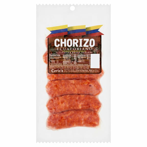 Hot Dogs, Bacon & Sausage Corte's Ecuatoriano Chorizo Sausage hero