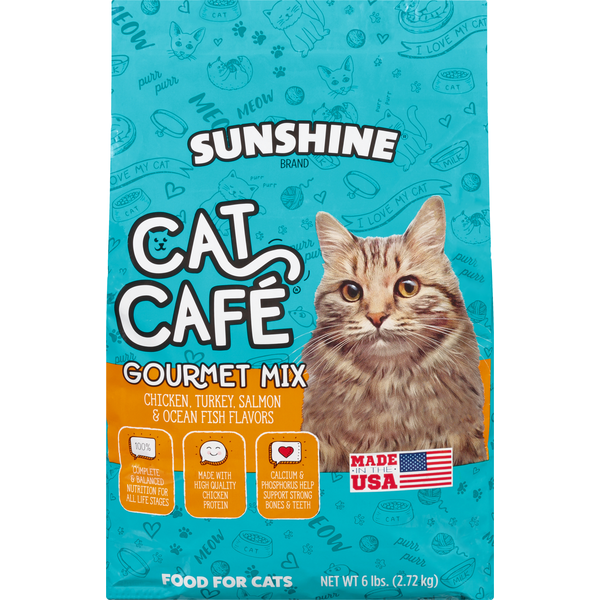 Cat Food & Care Cat Cafe Food for Cats, Gourmet Mix hero