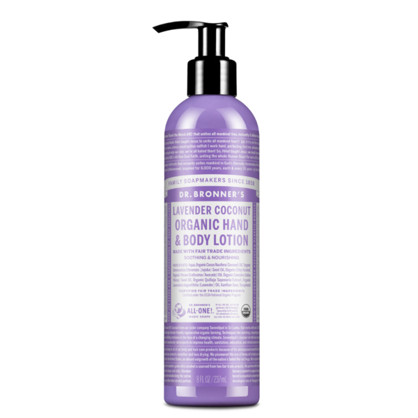 Body Lotions & Soap Dr. Bronner's Lavender Coconut, Organic Lotion hero