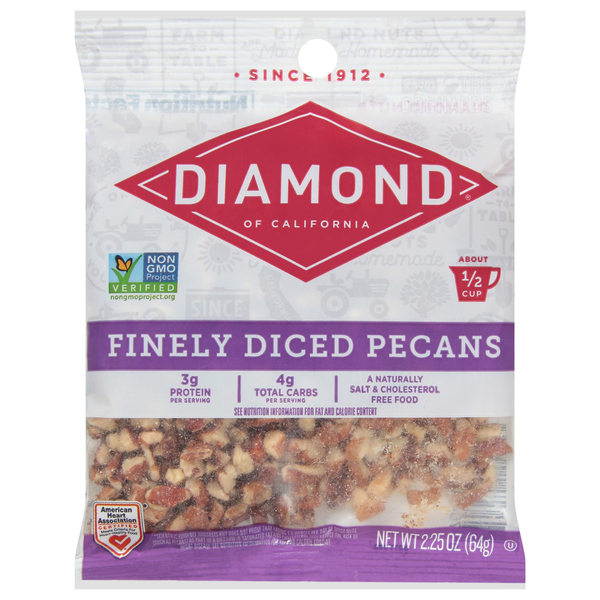 Chips & Pretzels Diamond Pecans, Finely Diced hero