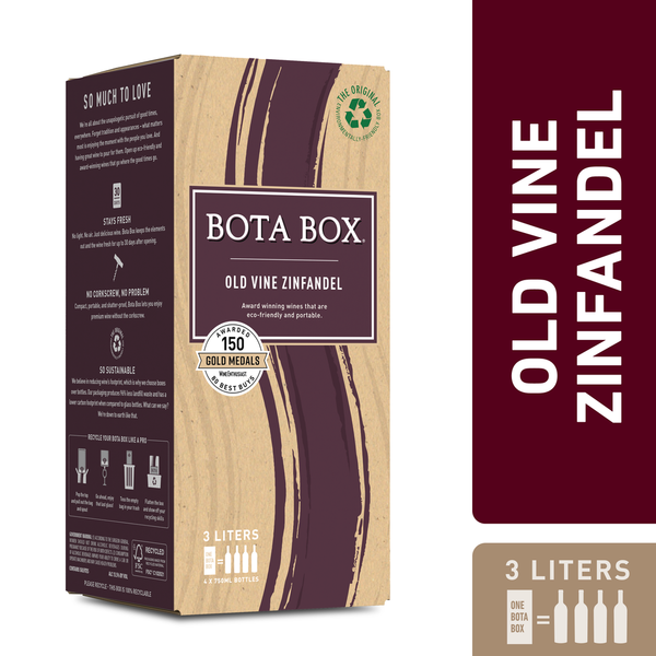 Red Wine Bota Box Old Vine Zinfandel Red Wine hero