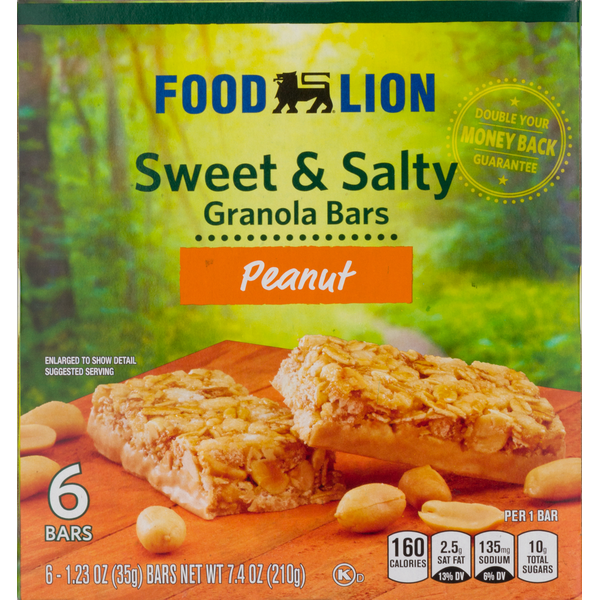 Energy & Granola Bars Food Lion Sweet & Salty Peanut Granola Bars hero