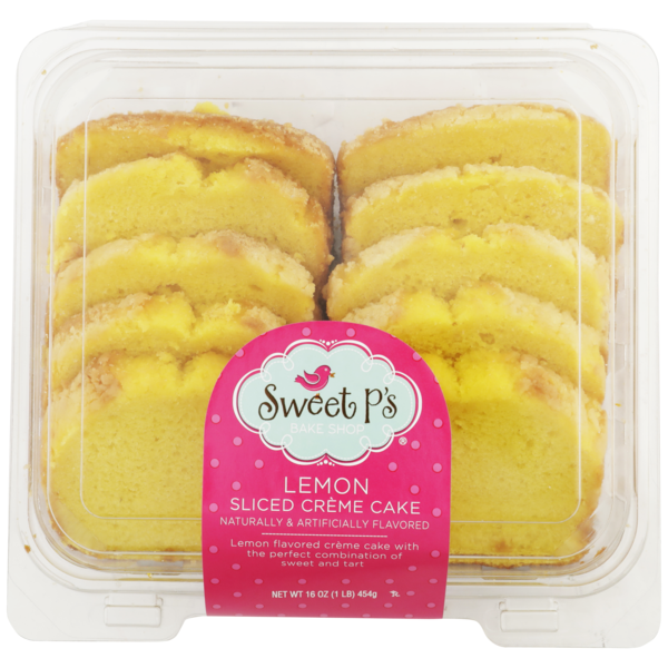 Cookies & Cakes Sweet P's Lemon Sliced Creme Cake hero