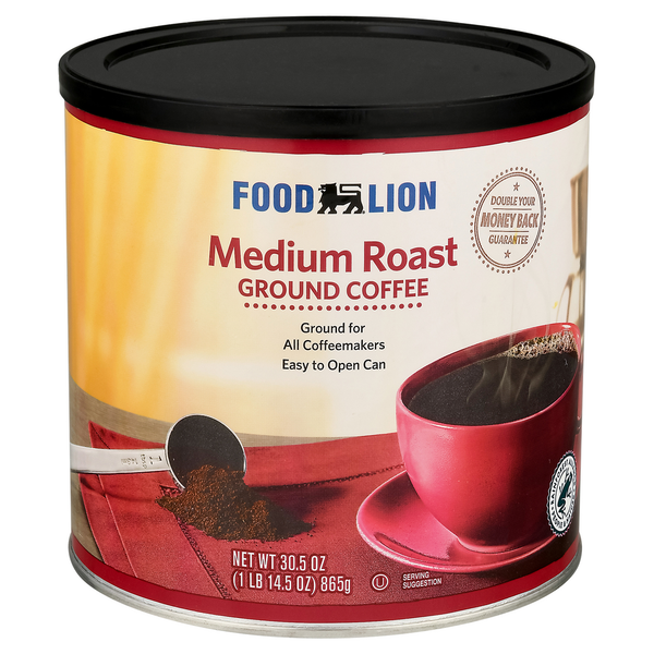 Coffee Food Lion Coffee, Ground, Medium Roast hero