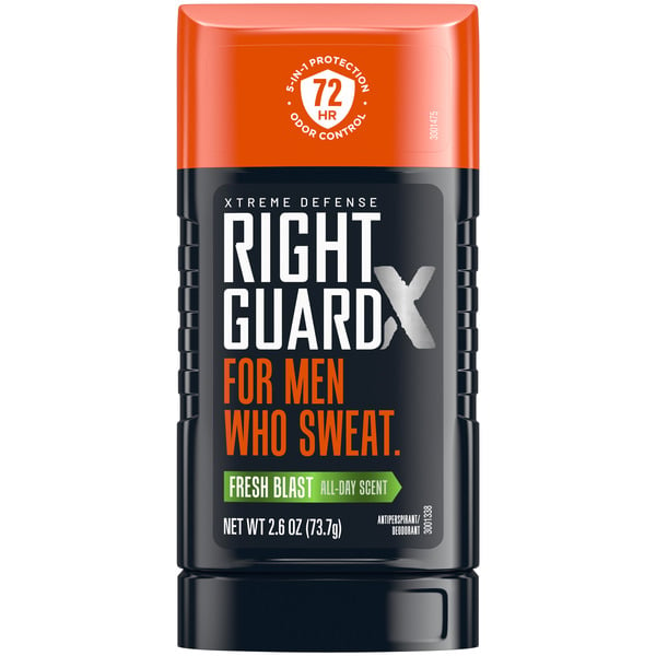 Deodorants Right Guard Xtreme Defense Fresh Blast Antiperspirant Invisible Solid hero