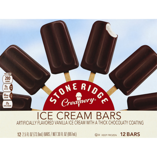 Ice Cream & Ice Stoneridge Creamery Ice Cream Bars hero