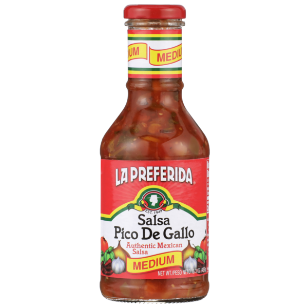 Preserved Dips & Spreads La Preferida Pico de Gallo, Authentic Mexican Salsa hero