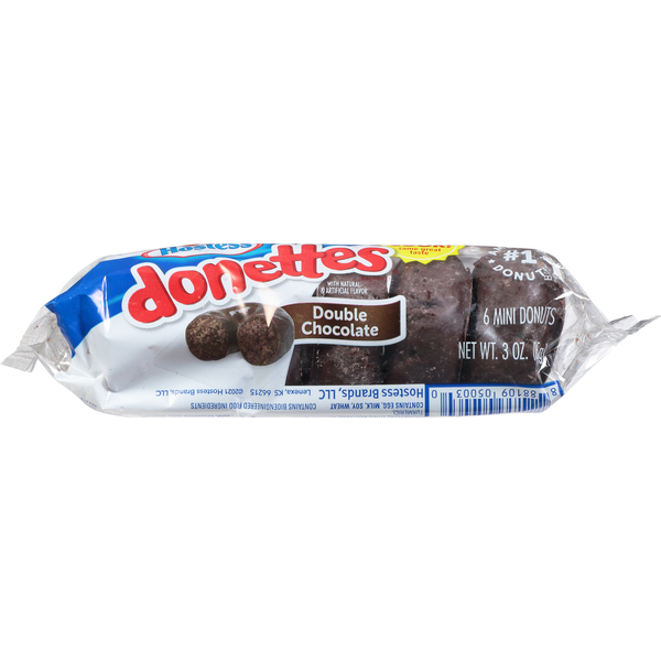 Cookies & Cakes Hostess Donettes, Double Chocolate, Mini hero