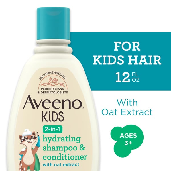 Aveeno Kids Shampoo & Conditioner, Hypoallergenic hero