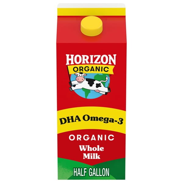 Milk Horizon Organic DHA Omega-3 Vitamin D Organic Whole Milk hero