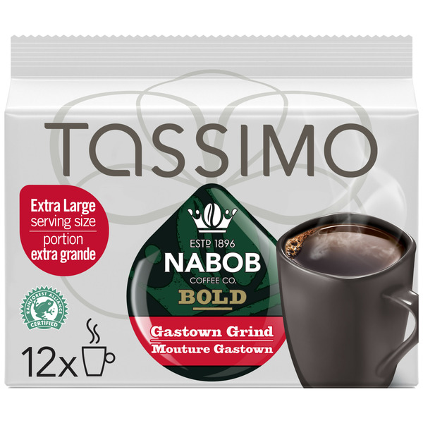 Coffee TASSIMO Nabob Bold Gastown Grind Coffee Single Serve T-Discs hero