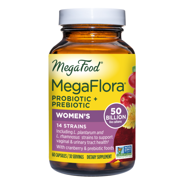 Digestion MegaFood MegaFlora® Probiotic + Prebiotic Women's, 50 Billion hero