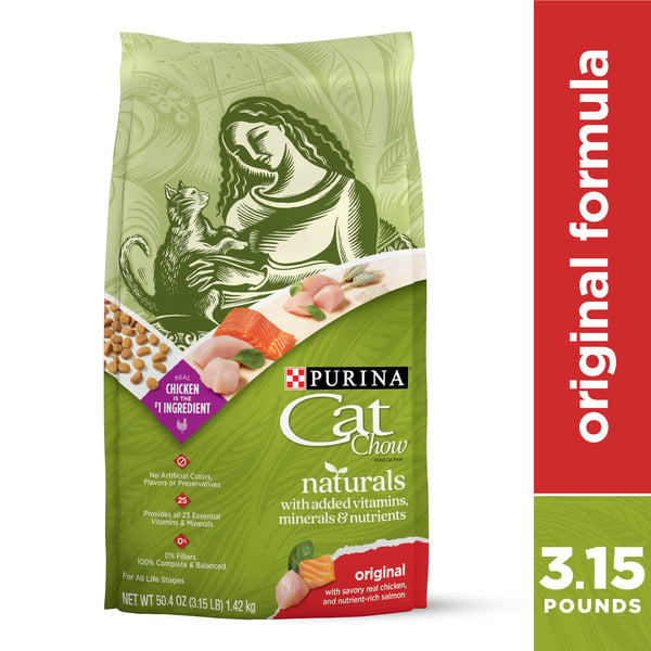 Dry Cat Food Purina Cat Chow Naturals With Added Vitamins, Minerals and Nutrients Dry Cat Food, Naturals Original hero