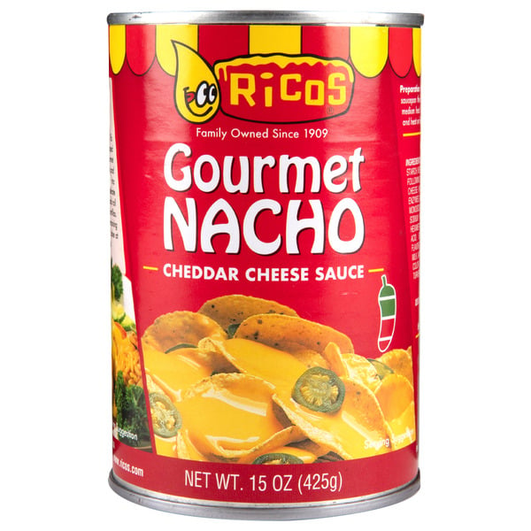 Mexican/Hispanic/Latino Foods Ricos Cheese Sauce, Cheddar, Gourmet Nacho, Medium hero