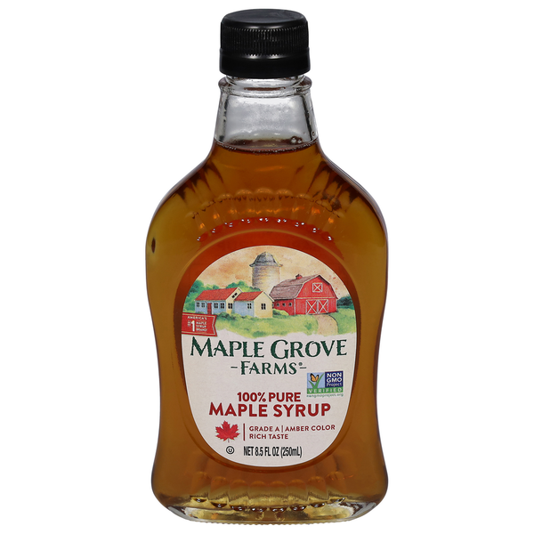 Honeys, Syrups & Nectars Maple Grove Farms of Vermont Maple Syrup, 100% Pure hero