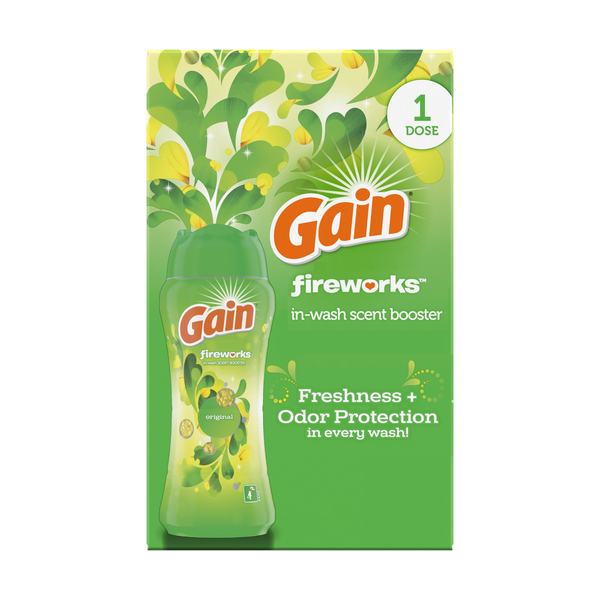 Laundry Gain Fireworks In-Wash Scent Booster Beads, Original, 1 Use CTN hero