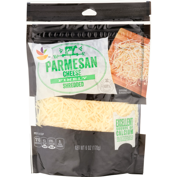 Packaged Cheese Store Brand Finely Shredded Cheese, Parmesan hero