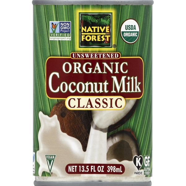 Condiments Native Forest Coconut Milk, Organic, Unsweetened, Classic hero