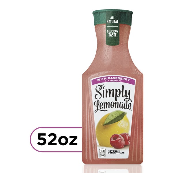 Refrigerated Simply Lemonade With Raspberry, All Natural Non-Gmo hero