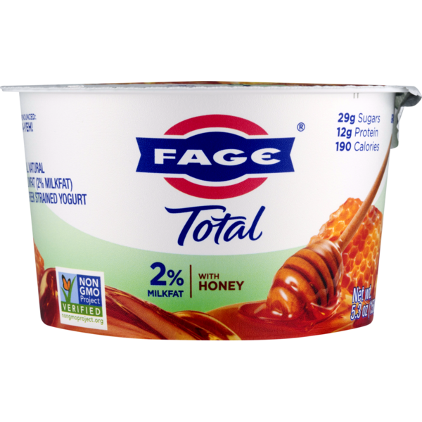 Yogurt FAGE Greek Strained Yogurt with Honey hero