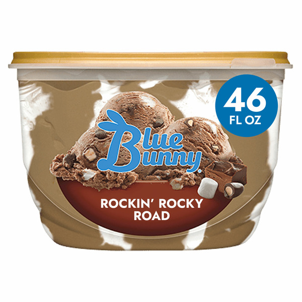 Ice Cream & Ice Blue Bunny Rockin Rocky Road Frozen Dessert hero