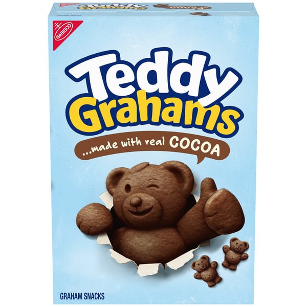 Cookies & Cakes Teddy Grahams Chocolate Graham Snacks hero