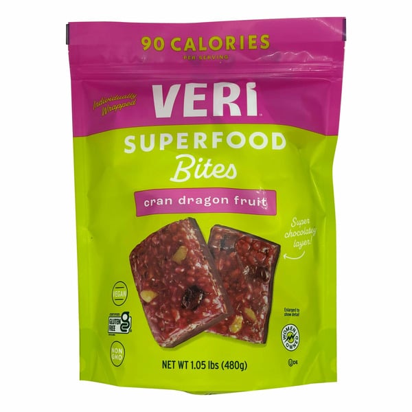 Fruit & Nuts Veri Superfood Bites, Cran Dragon Fruit, 16.09 oz hero